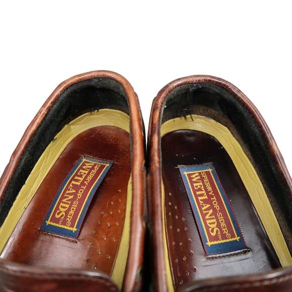 Sperry Shoes Mens 9.5 Tassel Loafer Boat Moc Leather Slip On Top Sider Wetlands main image 10